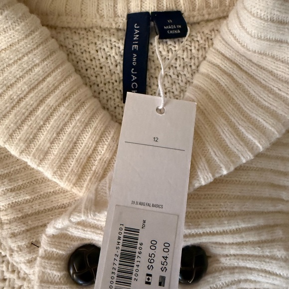 Boy’s Janie and Jack Sweater size 12 - Picture 2 of 2
